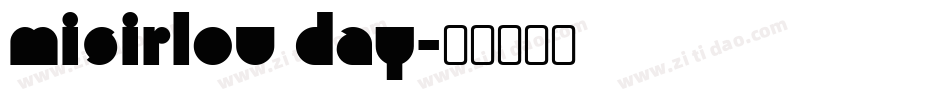 Misirlou Day字体转换